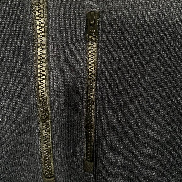 Filson Ridgeway Fleece Pullover Jacket Navy Blue Size Medium - Picture 4 of 11